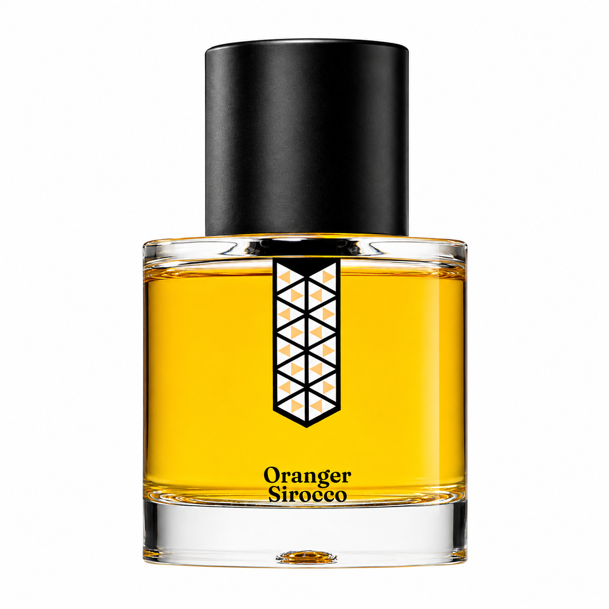 Oranger Sirocco de Les Indémodables, eau de parfum 50 ml, flacon de face sur fond blanc.