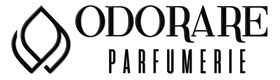 Logo noir Odorare Parfumerie sur fond transparent