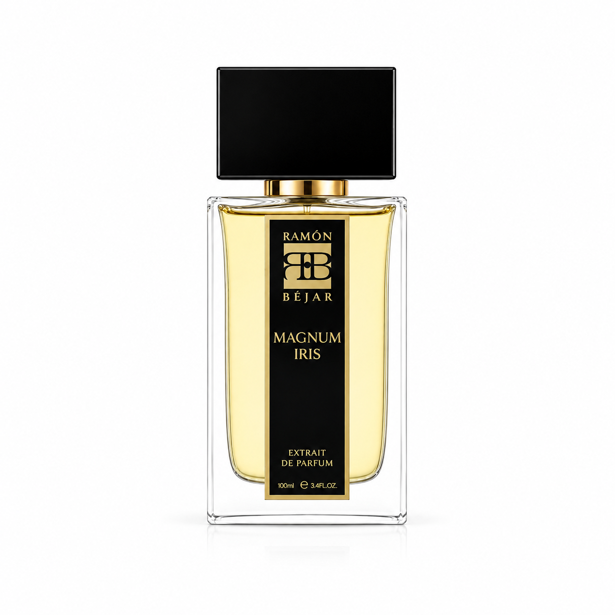 Magnum Iris Ramon Bejar Extrait de Parfum 100 ml sur fond blanc