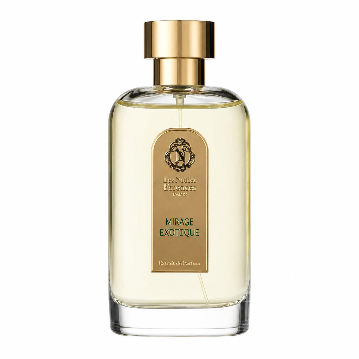 Mirage Exotique Les Nobles Essences Extrait de Parfum sur fond blanc