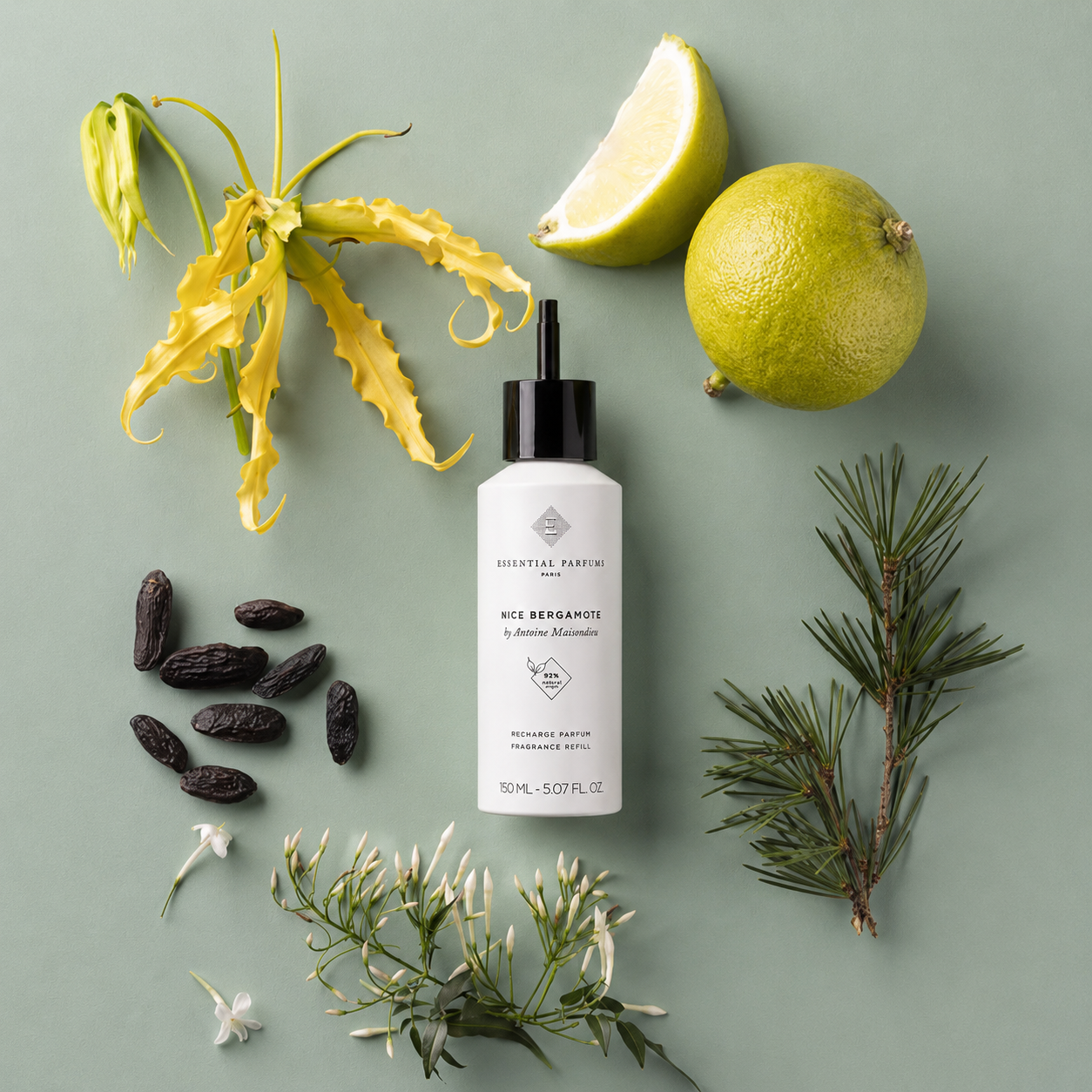 Recharge Nice Bergamote 150 ml Essential Parfums