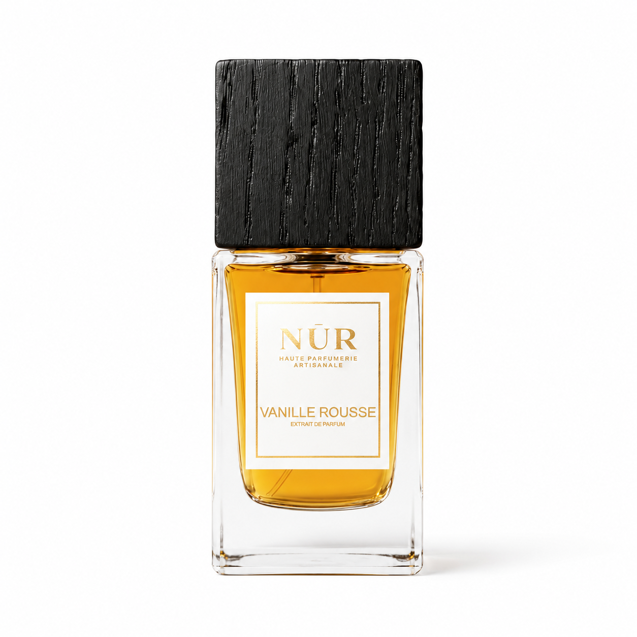 Flacon d'extrait de parfum Vanille Rousse de NÛR, 30 ml, édition limitée à 500 exemplaires