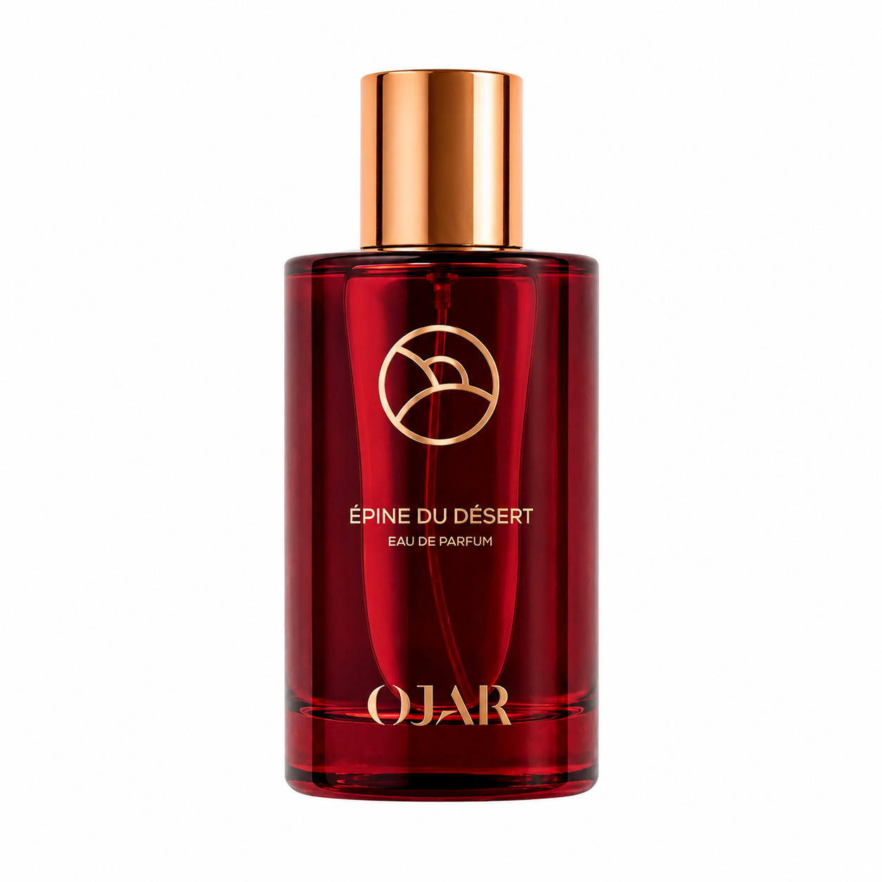 Épine du Désert d'OJAR, eau de parfum 100 ml, flacon de face sur fond blanc.