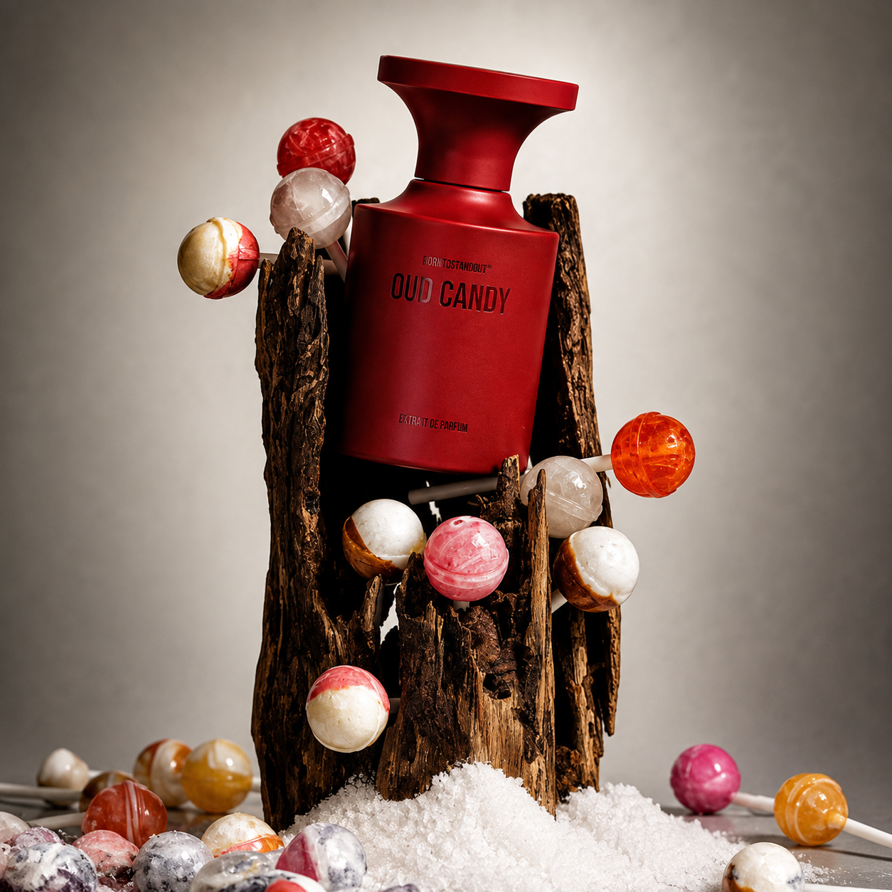 Oud Candy Extrait Extrême 50 ml avec bois de oud et sucettes