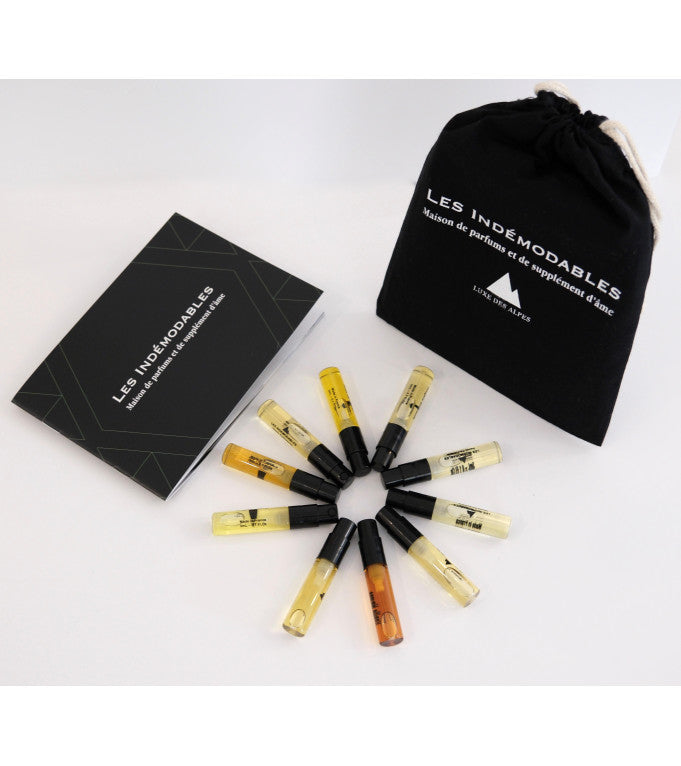 Les Indémodables PACK DECOUVERTE (9 X 3,5ML + 1 Patchouli Noisette)