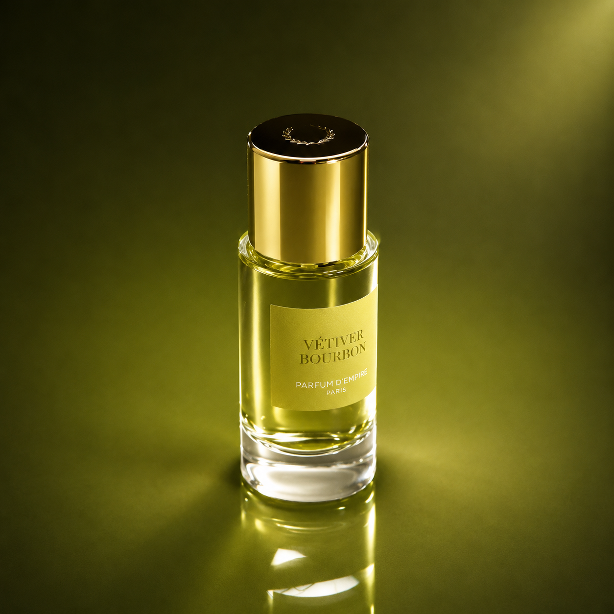 Vétiver Bourbon – Parfum d’Empire – Photo artistique du parfum 50 ml