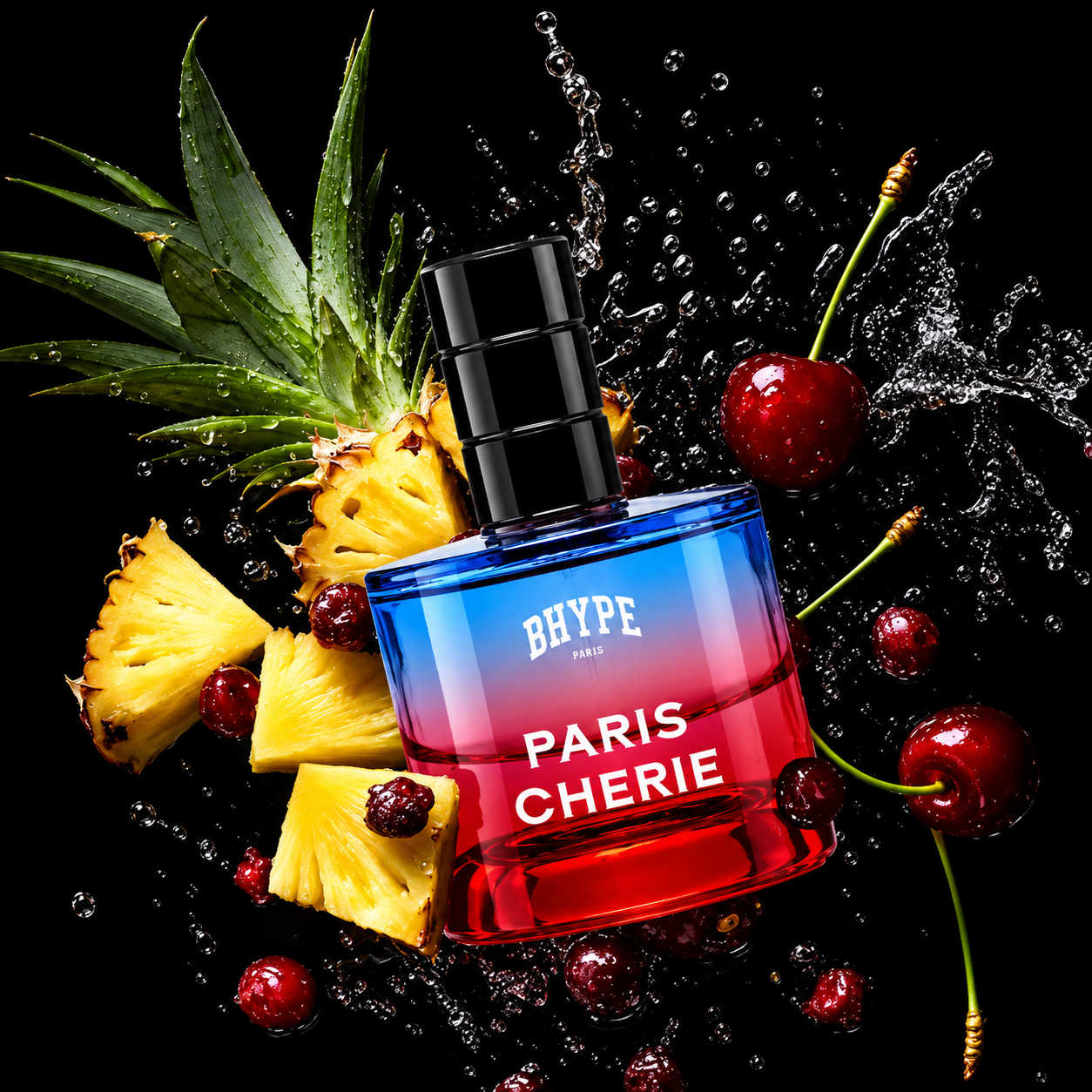 Paris Cherie Eau de Parfum 50 ml avec ananas et cerises