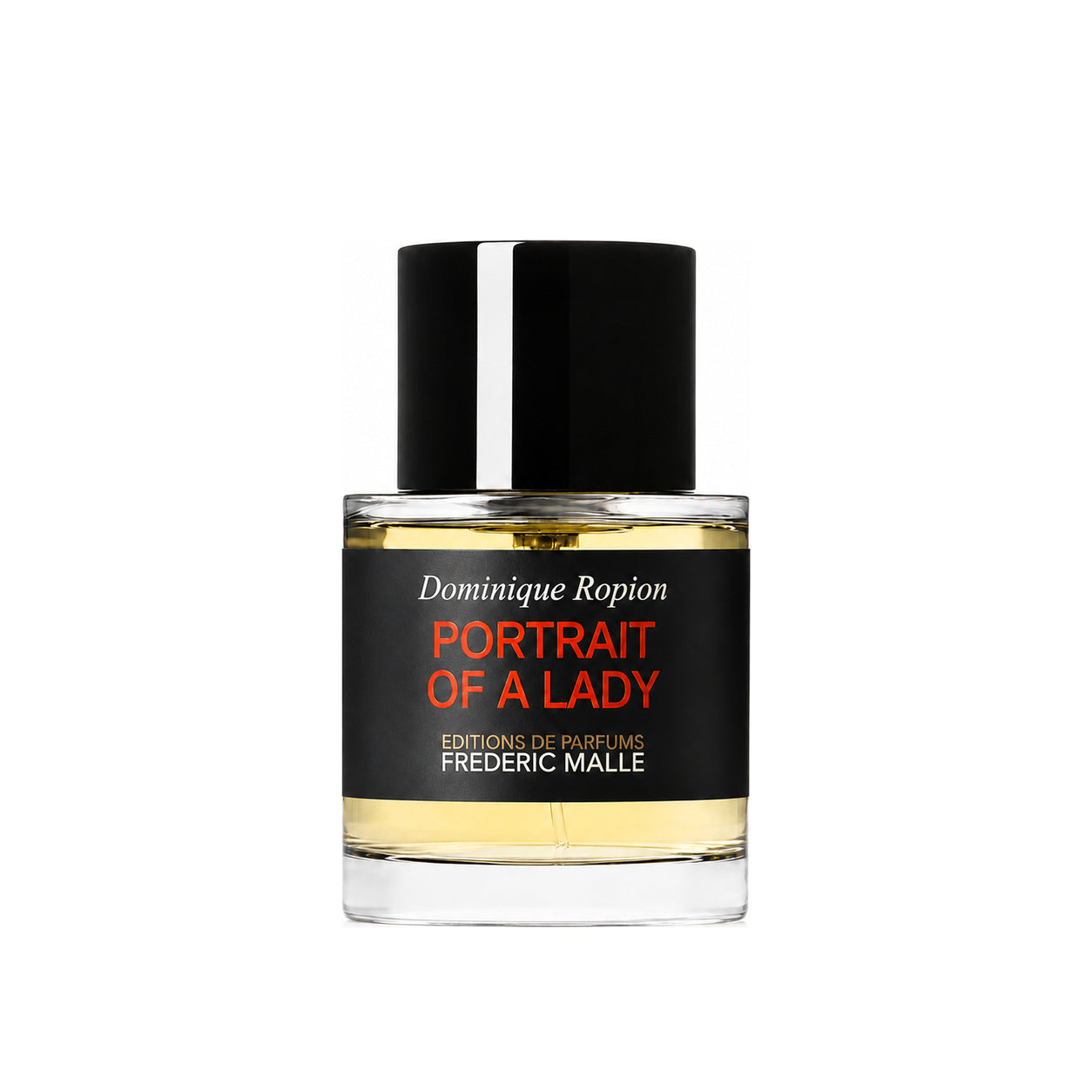 Portrait of a Lady de Frédéric Malle, eau de parfum 50 ml, flacon de face sur fond blanc.