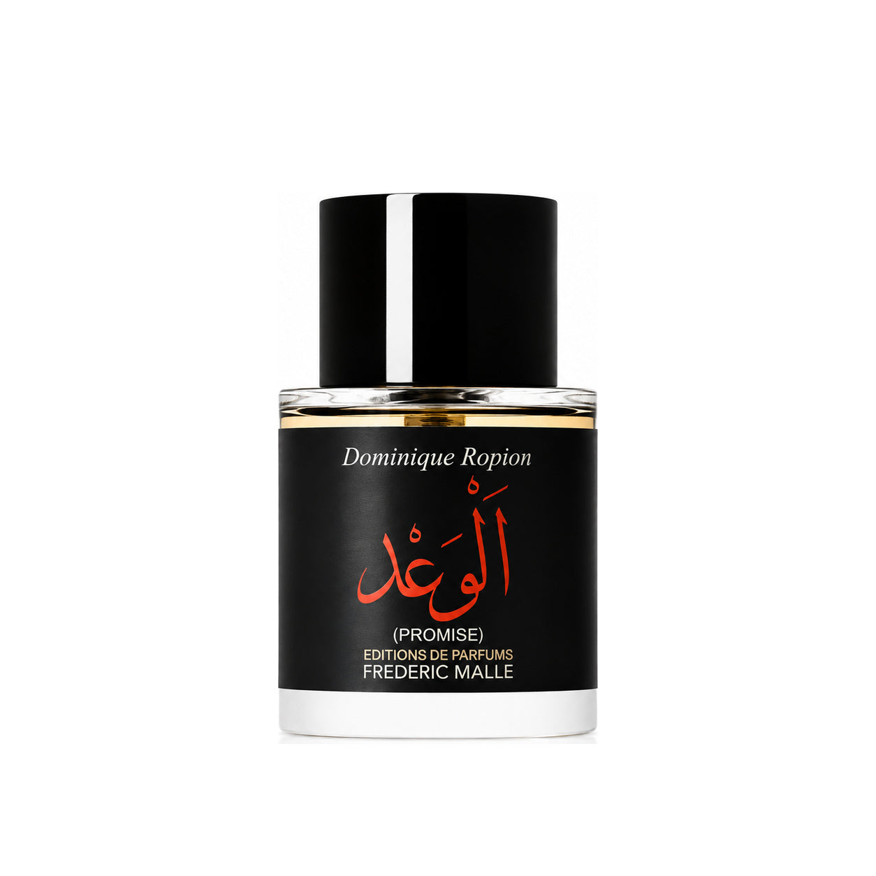 Promise de Frédéric Malle, eau de parfum 50 ml, flacon de face sur fond blanc.