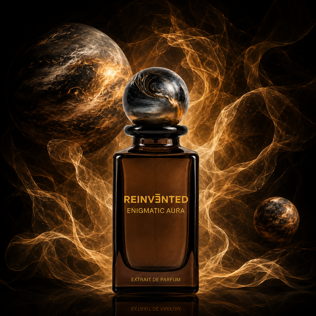 Reinvented Enigmatic Aura Extrait de Parfum dans un univers célest