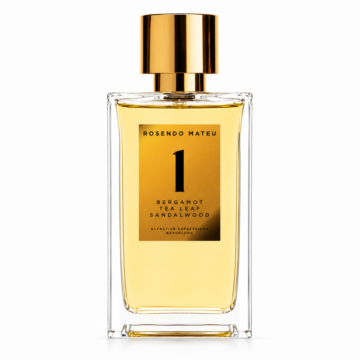 Rosendo Mateu Nº1 – flacon de parfum 100 ml sur fond blanc