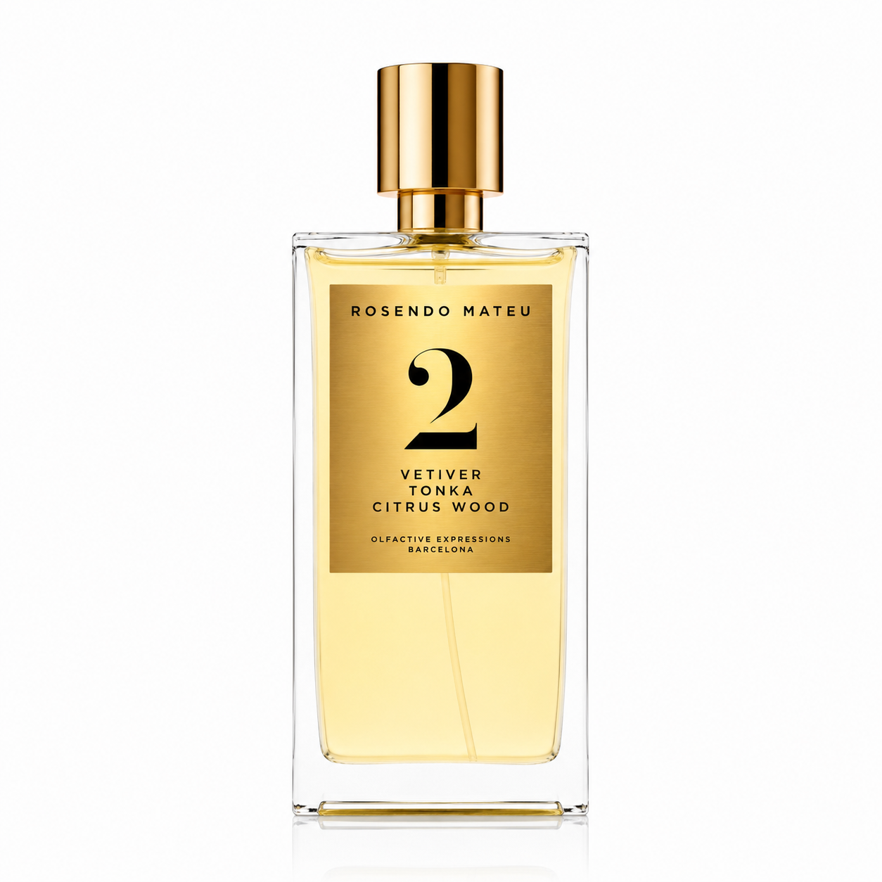 Rosendo Mateu Nº2 – flacon de parfum 50 ml sur fond blanc