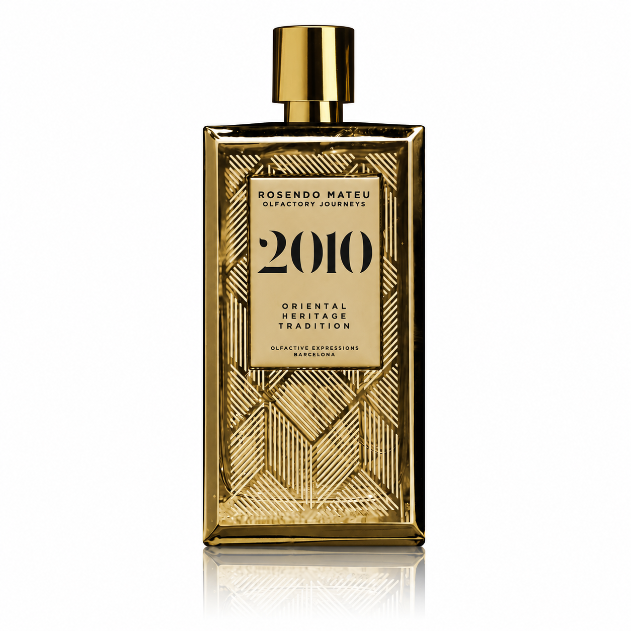 Rosendo Mateu 2010 – flacon de parfum 100 ml sur fond blanc
