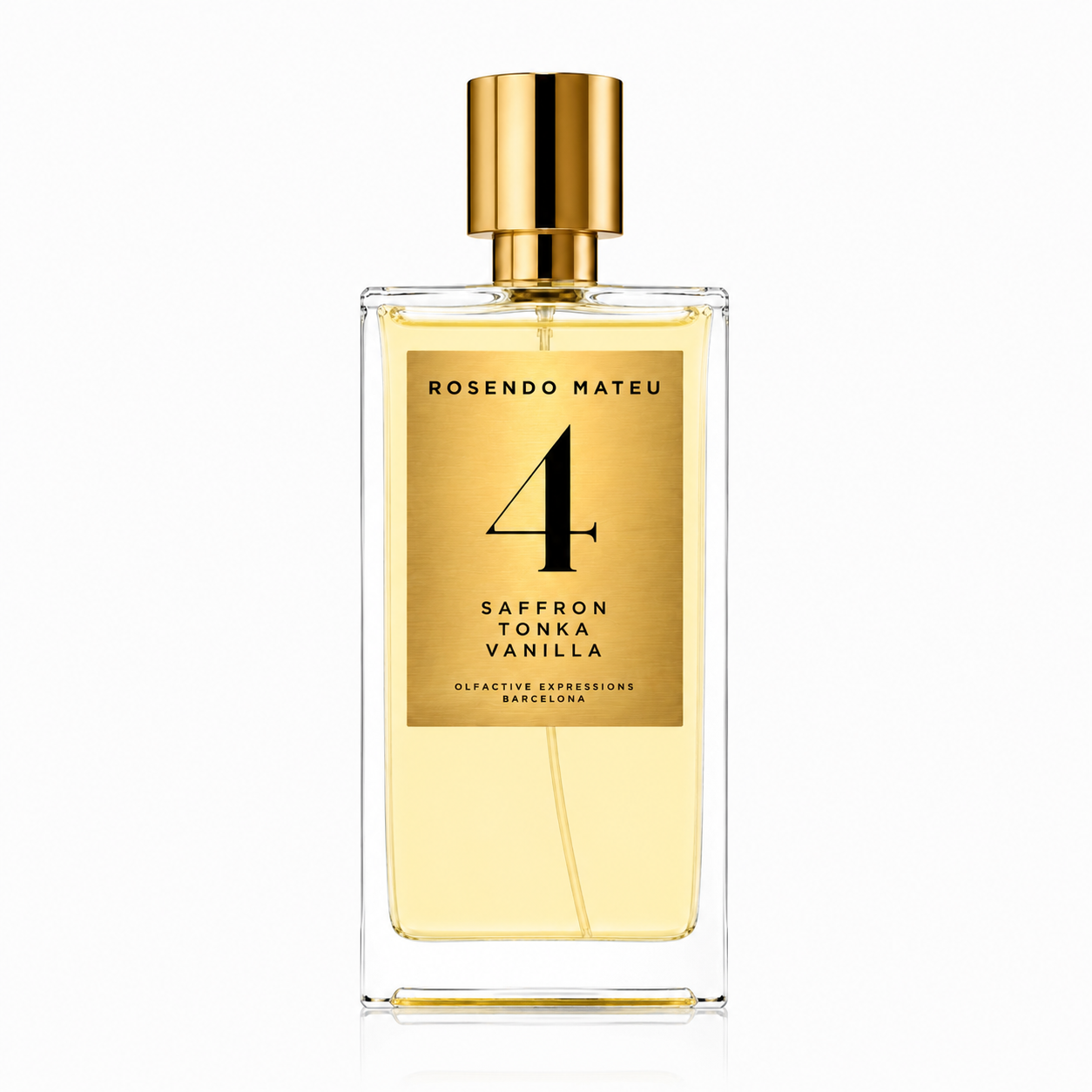 Rosendo Mateu Nº4 – flacon de parfum 50 ml sur fond blanc