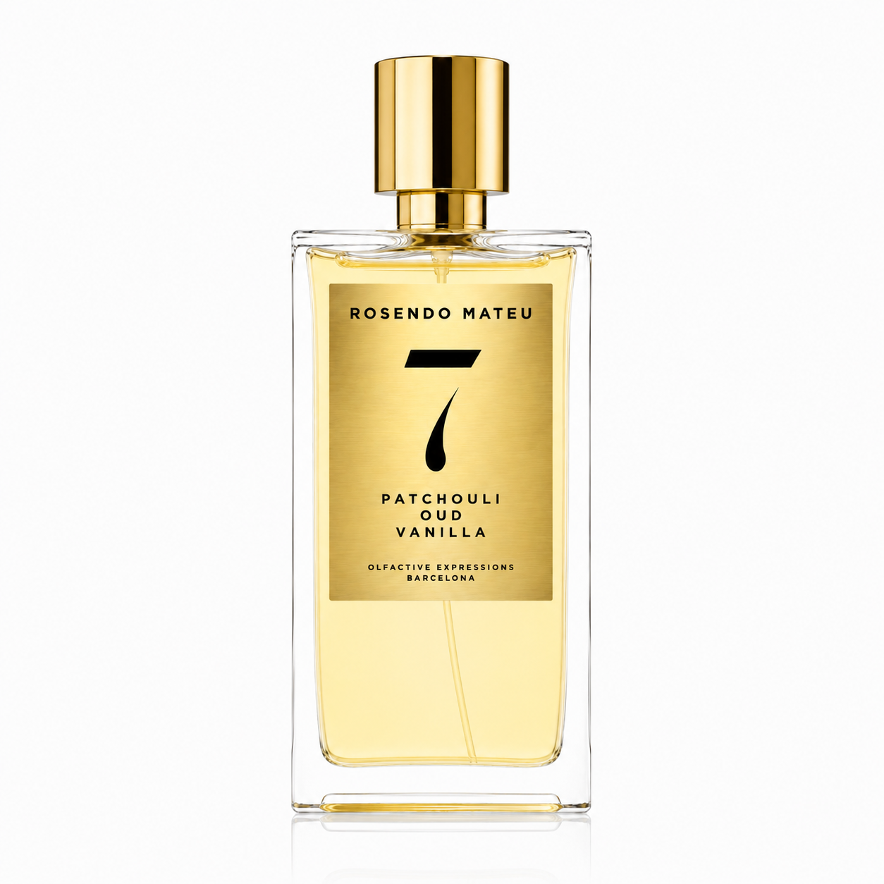 Rosendo Mateu Nº7 – flacon de parfum 50 ml sur fond blanc
