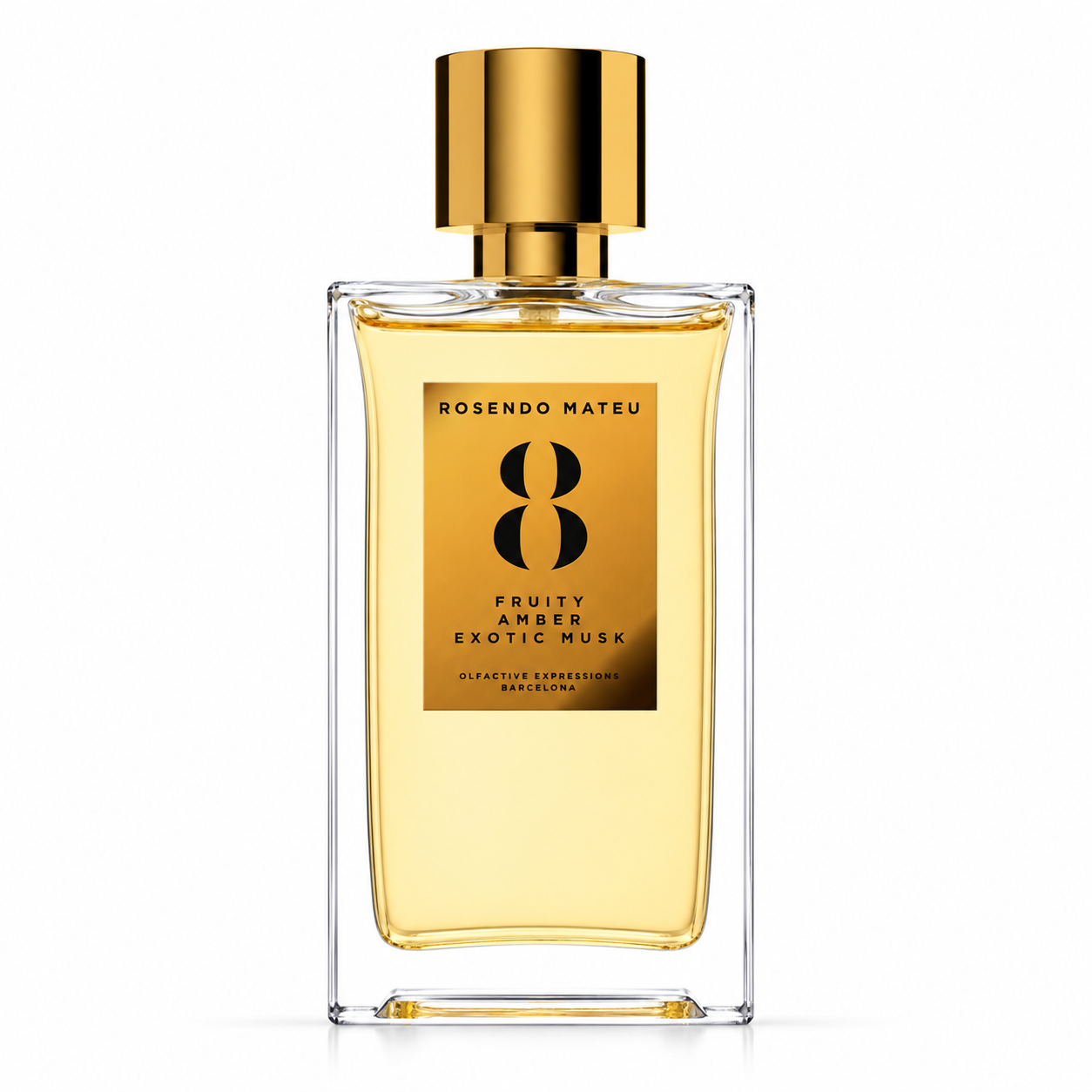 Rosendo Mateu Nº8 – flacon de parfum 100 ml sur fond blanc
