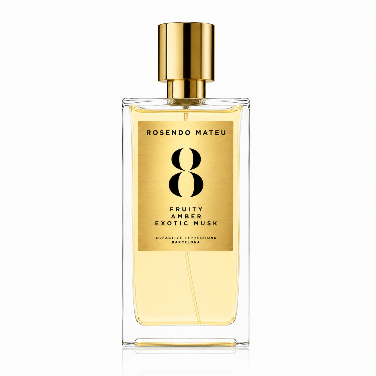 Rosendo Mateu Nº8 – flacon de parfum 50 ml sur fond blanc
