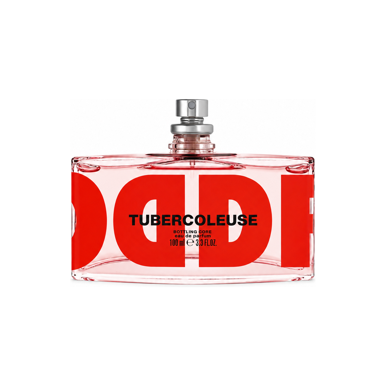Tubercoleuse de Double Dragon, eau de parfum 100 ml, flacon de face sur fond blanc.