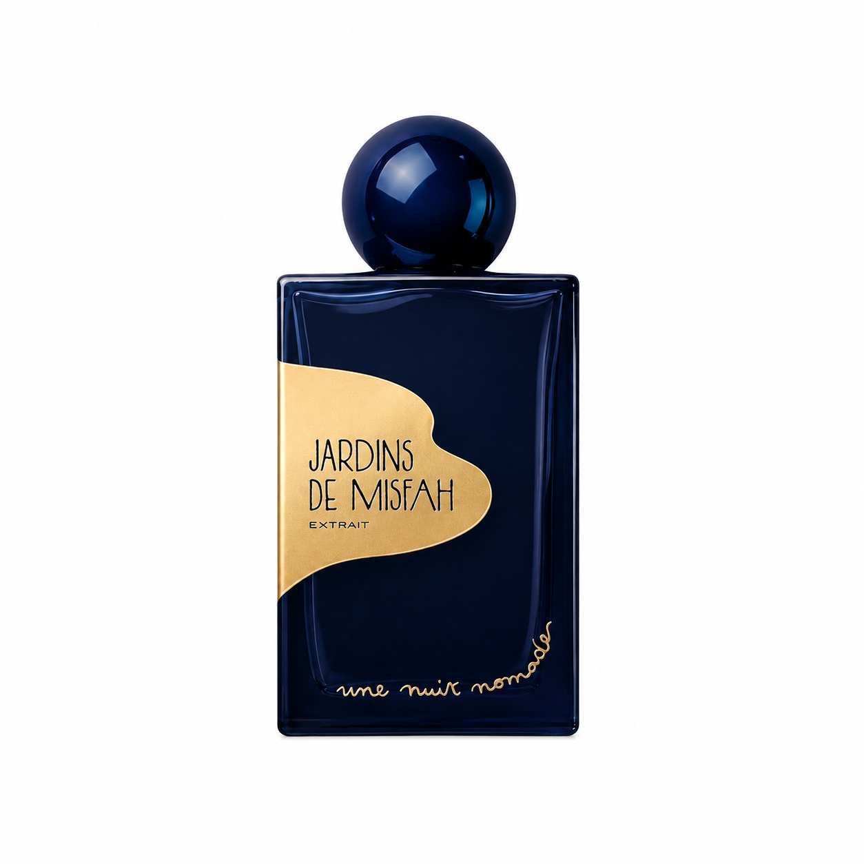 Jardins de Misfah Une Nuit Nomade Extrait de Parfum 50 ml flacon sur fond blanc