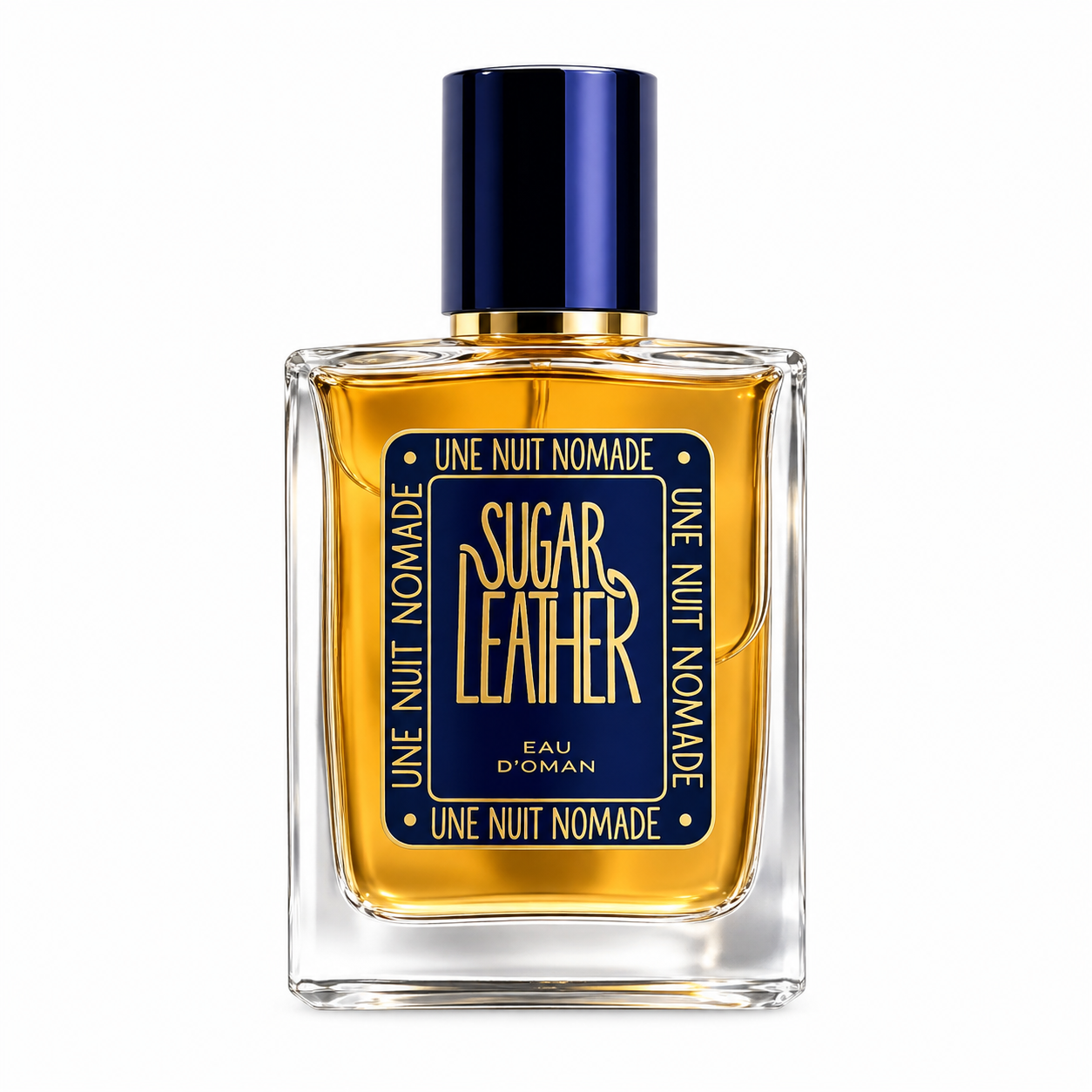 Sugar Leather Une Nuit Nomade Eau de Parfum 100 ml flacon sur fond blanc