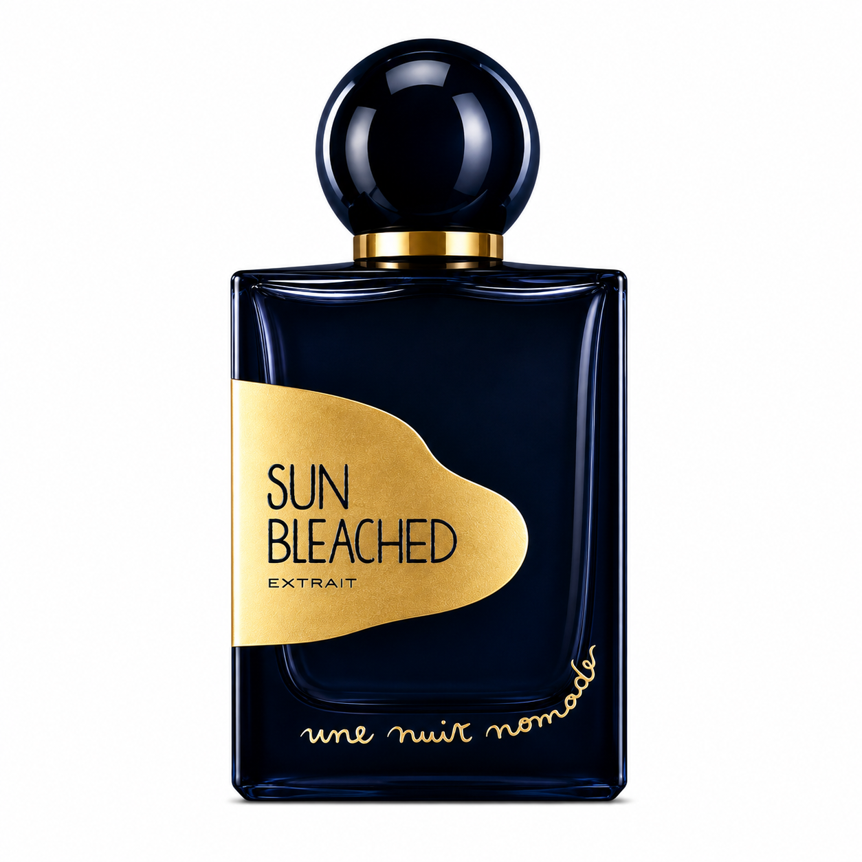 Sun Bleached Une Nuit Nomade Extrait de Parfum 100 ml flacon sur fond blanc