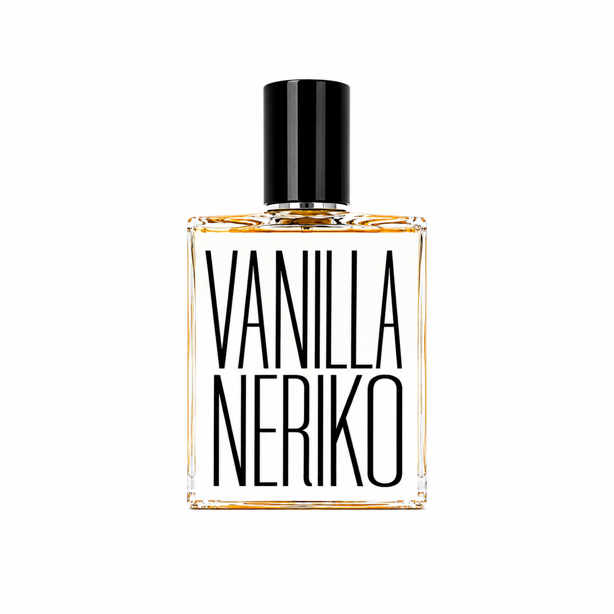 Flacon Vanilla Neriko Indices Parfums sur fond blanc