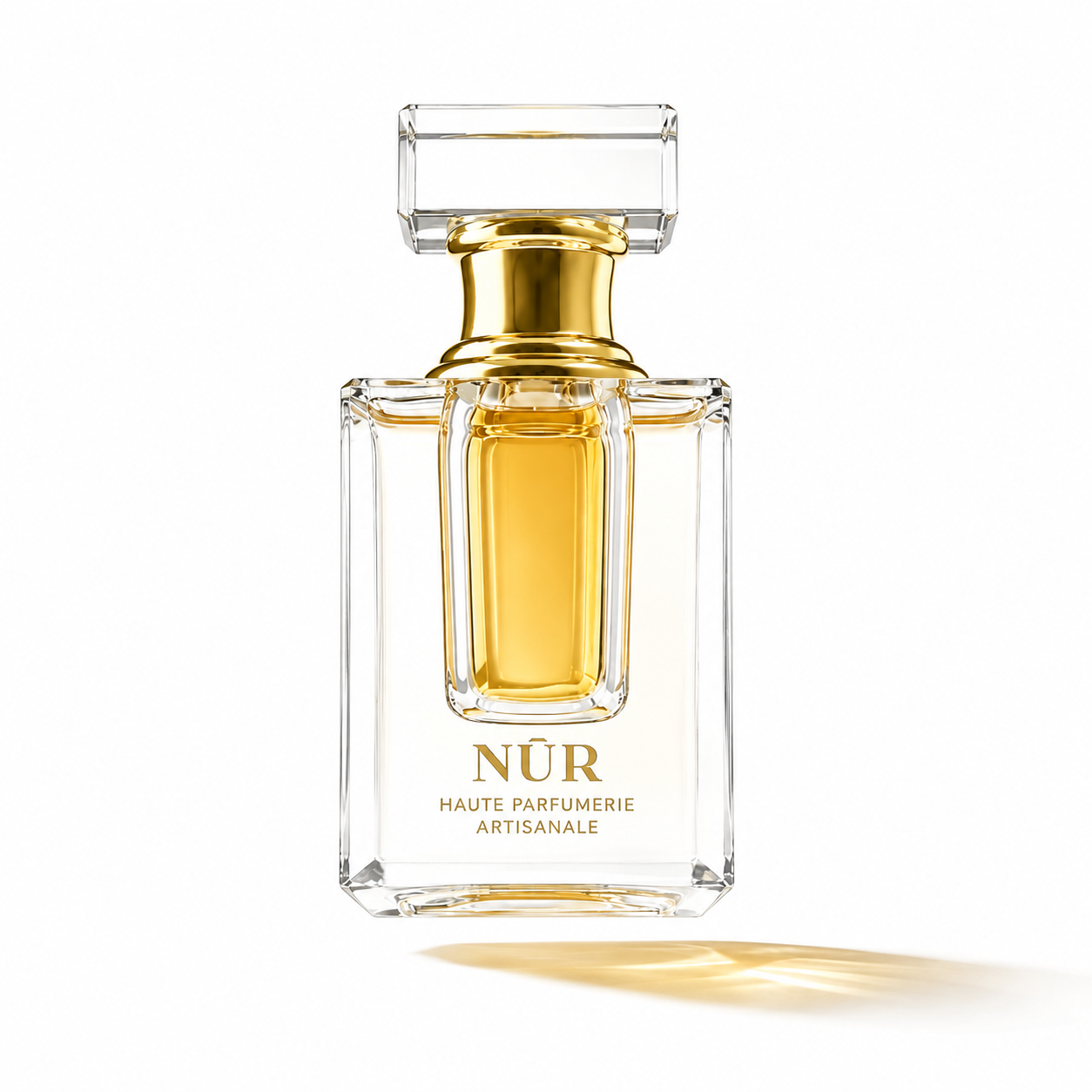 Vanille Antahala de NÛR, élixir de parfum 3 ml, flacon de face sur fond blanc.