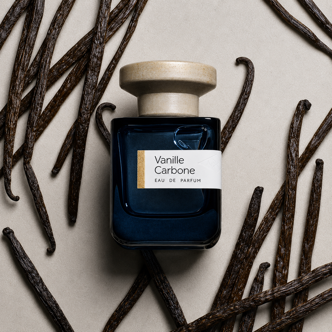 Vanille Carbone Eau de Parfum 100 ml avec gousses de vanille