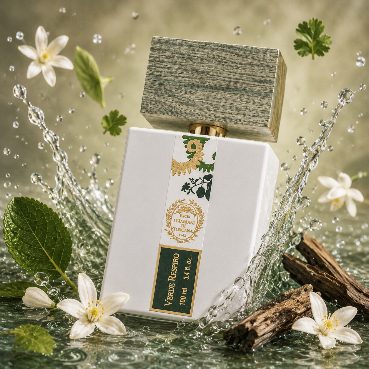 Verde Respiro by Giardini di Toscana – parfum de niche italien avec sauge sclarée, lavande et mousse de chêne