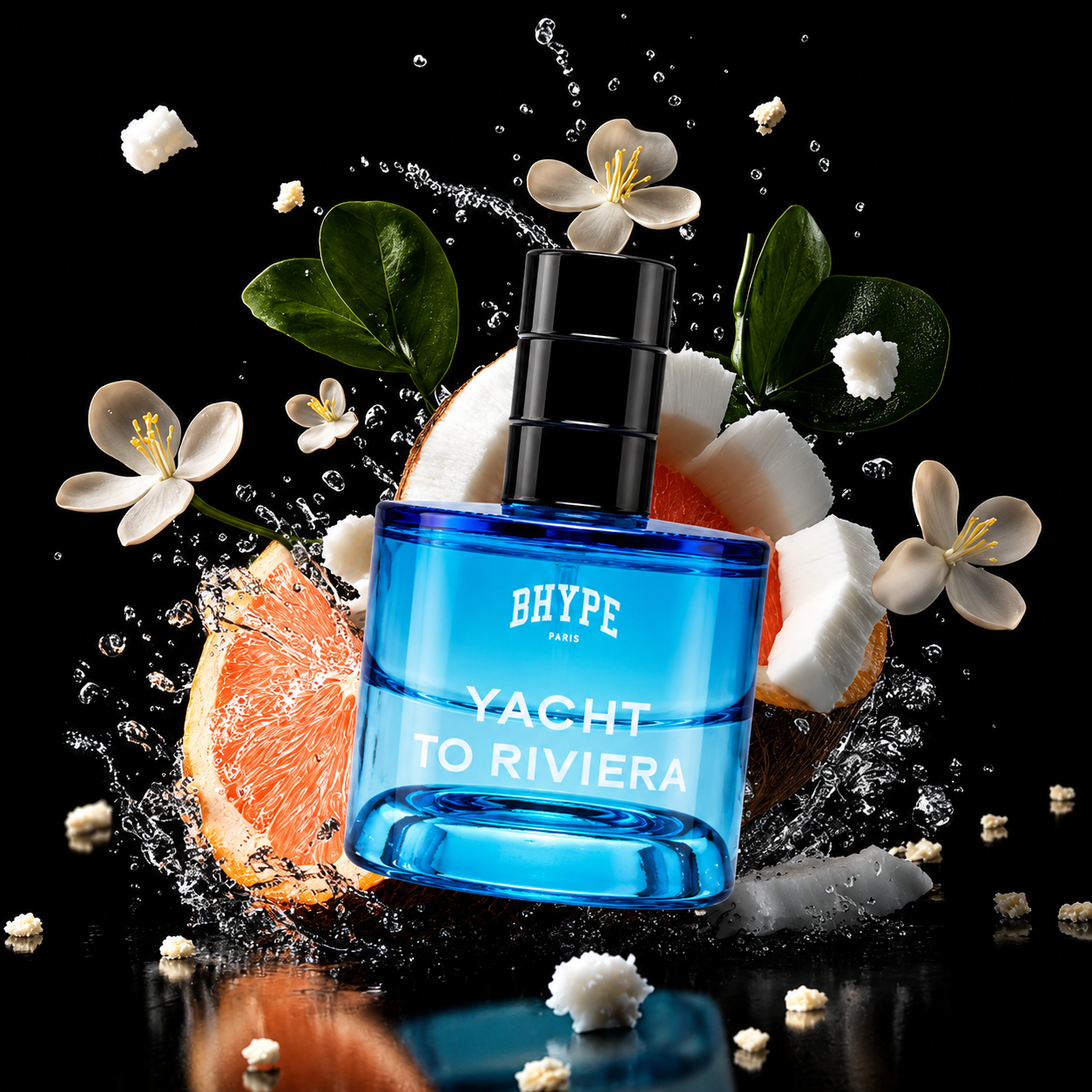 Yacht to Riviera Eau de Parfum 50 ml avec pamplemousse, noix de coco et fleurs blanches