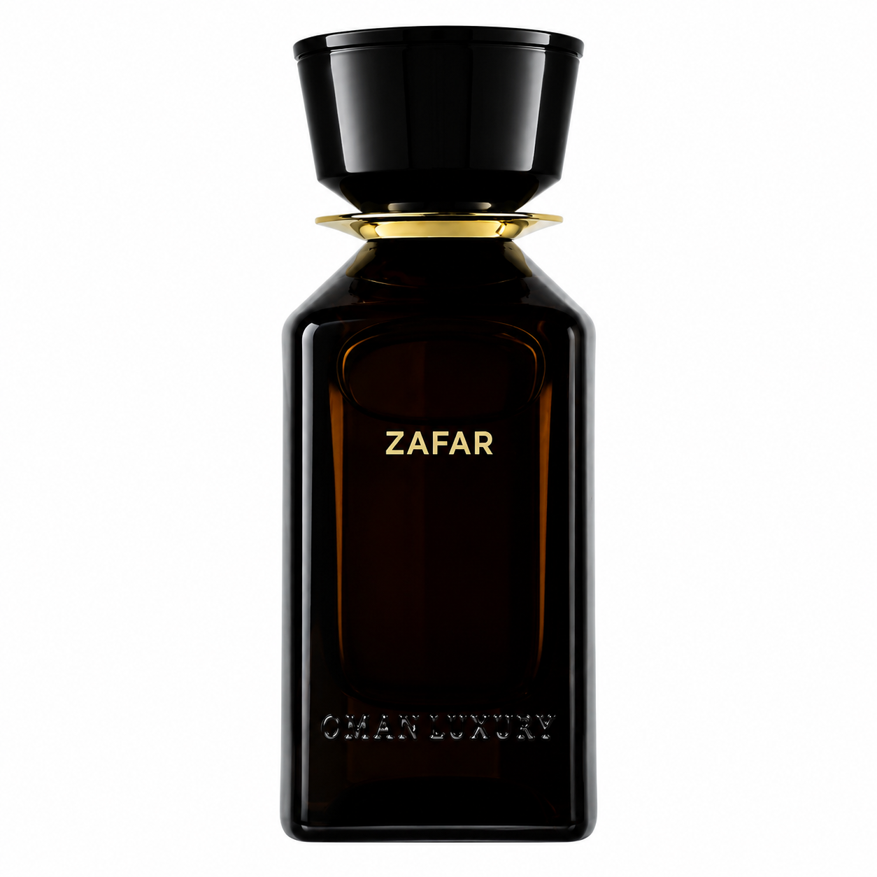 Zafar by Oman Luxury flacon de parfum sur fond blanc